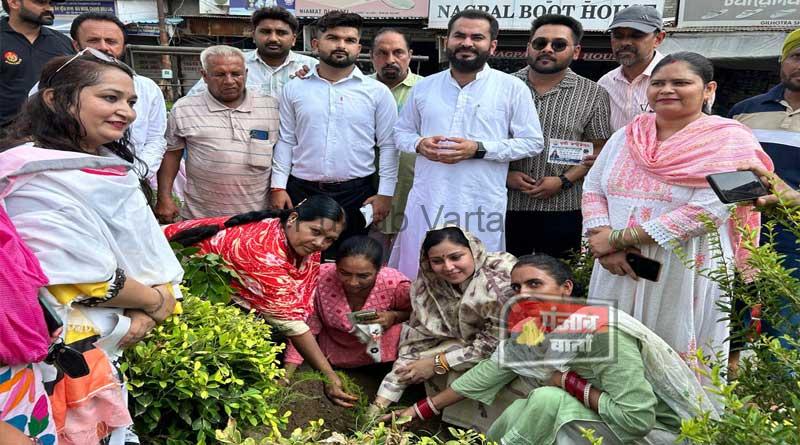 Fazilka-विधायक सवना और उनकी धर्मपत्नी खूशबू ने पौधे बांटने की मुहिम की करवाई शुरुआत, अनेकों राहीगरों को बांटे मुफ्त पौधे